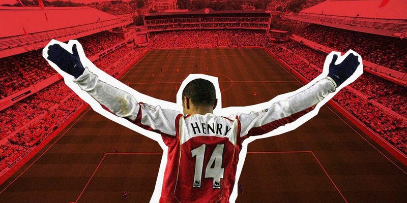 Thierry Henry là một huyền thoại trong màu áo Pháo thủ